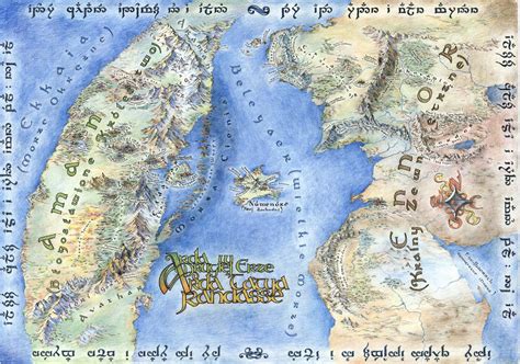 Another Map of Arda : r/tolkienfans