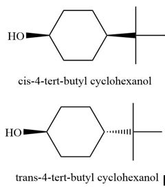 Are The Cis And Trans Isomers Of 4 Tert Butyl Cyclohexanol Chiral If