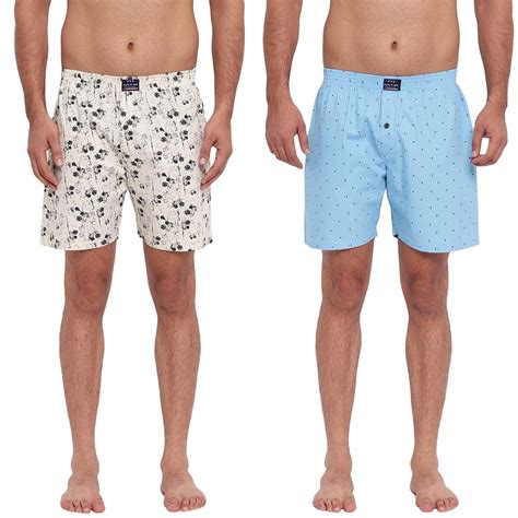 Buy Ftx Mens Printed Woven Cotton Shorts Pack Of 2 508 10508 7 At