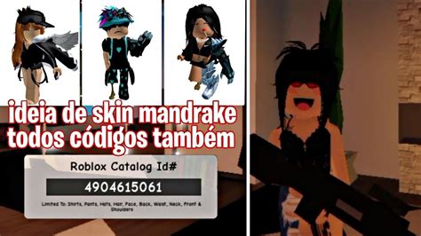 Ideias De Skins Mandrake C Digos De Id De Roupa E Acess Rios Para