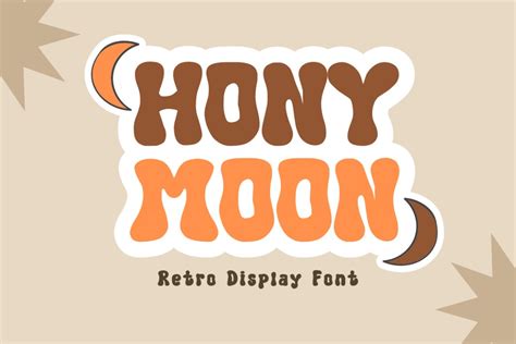 Hony Moon Retro Display Font Deeezy