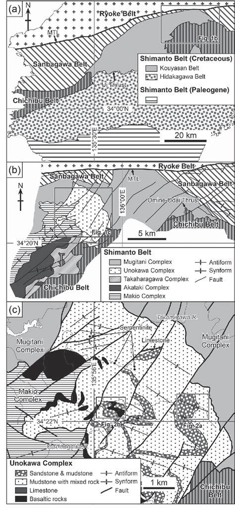 Detrital Zircon U Pb Ages Of The Cretaceous Unokawa Complex In The