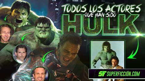 Hulk Todos Sus Actores En Cine Televisi N Animaci N Y Doblaje