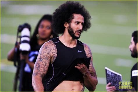 Colin Kaepernick Bares Buff Biceps During NFL Workout In Atlanta Photo