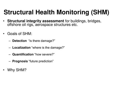 PPT Structural Health Monitoring SHM PowerPoint Presentation Free