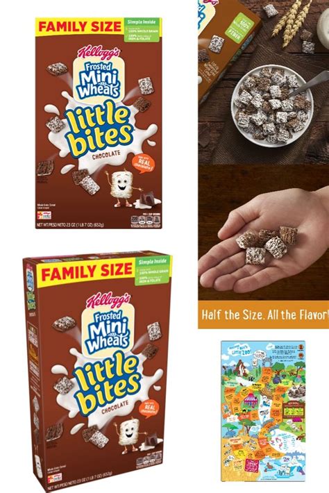 Kelloggs Frosted Chocolate Mini Wheats Little Bites Breakfast Cereal