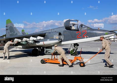 Latakia, Syria. 19th Nov, 2015. A Russian Sukhoi Su-25 jet aircraft ...