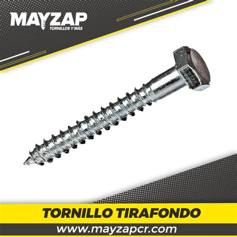 Tornillo Tirafondo Galvanizado Mayzap Herramientas