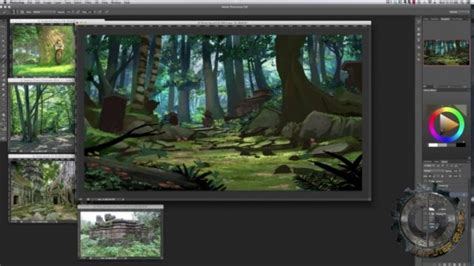 Gumroad Painting A Fantasy Style Forest By Tyler Edlin