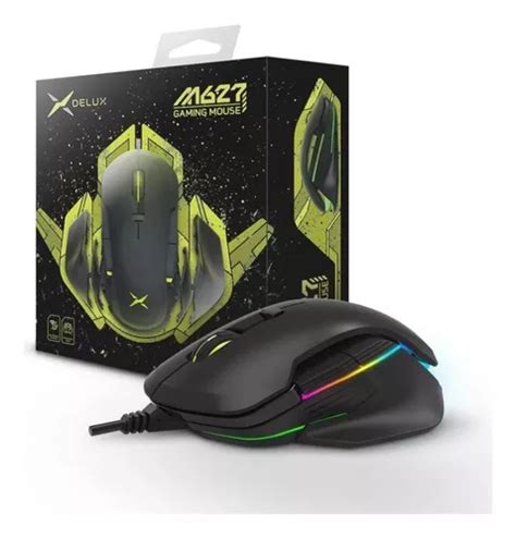 Delux M627s Mouse Gamer Rgb Negro Con Cable MercadoLibre