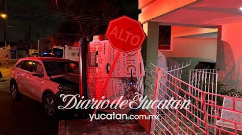 Diario De Yucat N On Twitter Autom Vil Termina Prensado Tras Fuerte