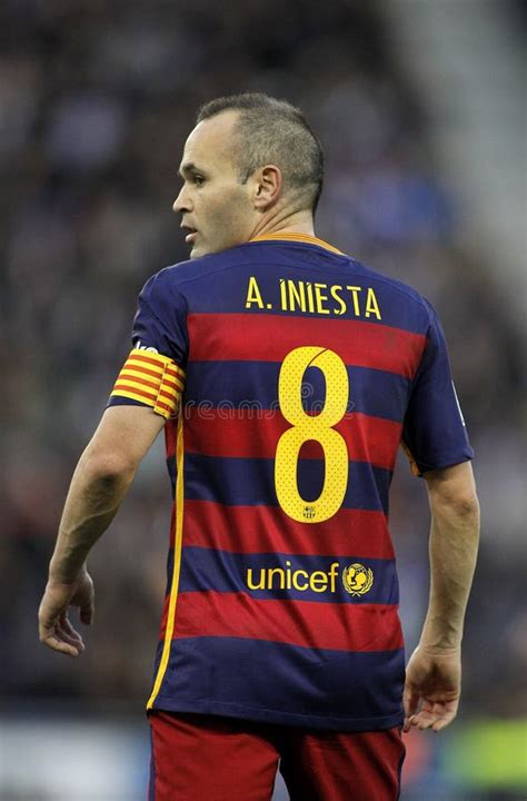 Andres Iniesta Of FC Barcelona Editorial Stock Photo Image Of