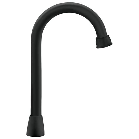 Cuello Para Mezcladora De Lavabo Tipo Bar Negro Mate Aqua