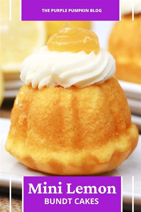 Mini Lemon Bundt Cakes For Afternoon Tea Parties