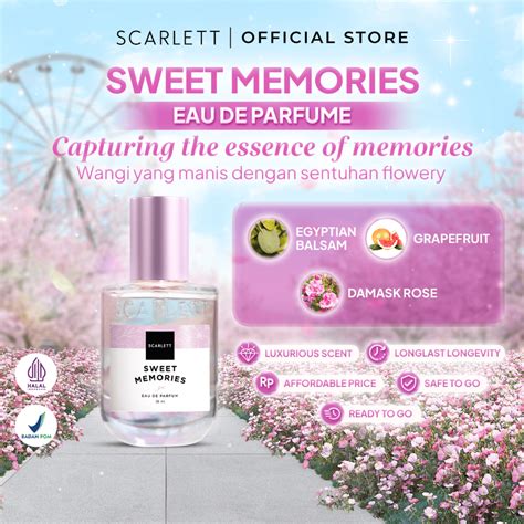 Jual Parfum Scarlet Sweet Memories Dreamy Scarlett Whitening Eau