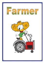 Jobs Farmer 3 26 ESL Worksheet By Purple Butterfly