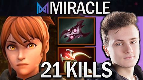 Marci Dota 2 Gameplay Nigma Miracle With 21 Kills And Armlet YouTube