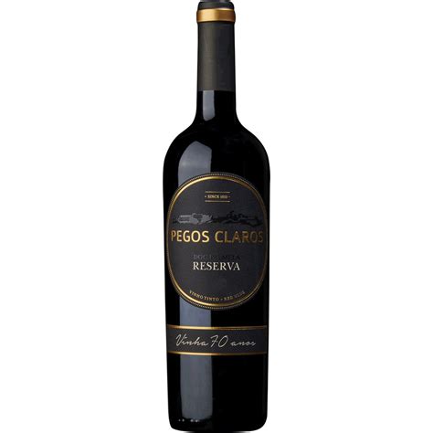 Vinho Tinto De Palmela Reserva Garrafa 75 Cl Pegos Claros