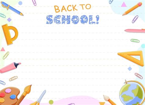 Premium Vector | Back to school background template books and school ...