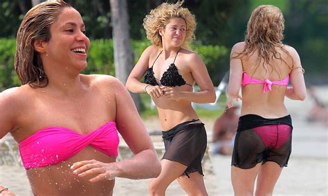 Shakira Shows Off Her Stunning Figure In A String Bikini Six Months After Giving Birth To Son