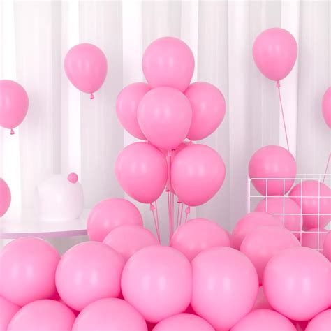 Amazon Bezente Pink Balloons Latex Party Balloons Pack