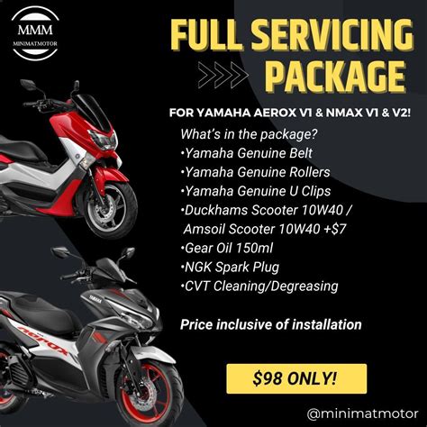 Yamaha Aerox Nmax Major Repair Package Motorcycles Motorcycle