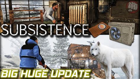 Huge Amazing Update Subsistence Gameplay Alpha 50 First Look YouTube