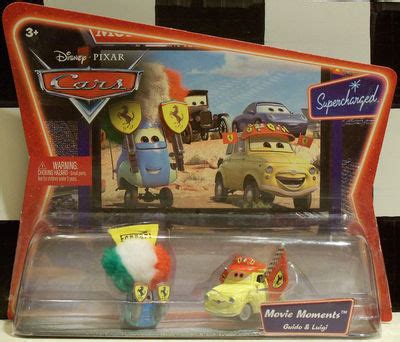 DISNEY PIXAR CARS MOVIE MOMENTS SUPERCHARGED GUIDO & LUIGI | #253895703