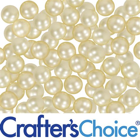 Bath Oil Beads Pearl Ivory 1 5 Cm Crafter S Choice