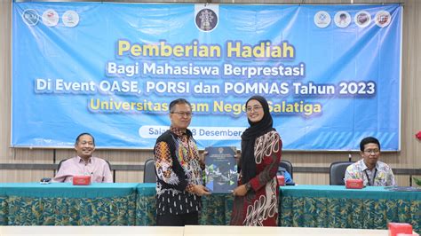 UIN Salatiga Beri Apresiasi Mahasiswa Berprestasi UIN SALATIGA