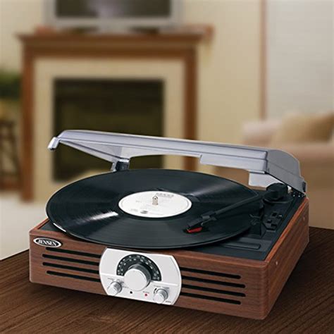 Jensen JTA-222 3-Speed Turntable 