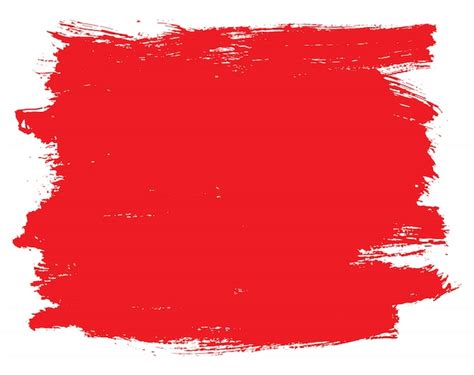 Premium Vector Red Brush Stroke Background