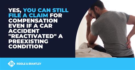 Can I Still File A Car Accident Injury Claim With A Preexisting Condition