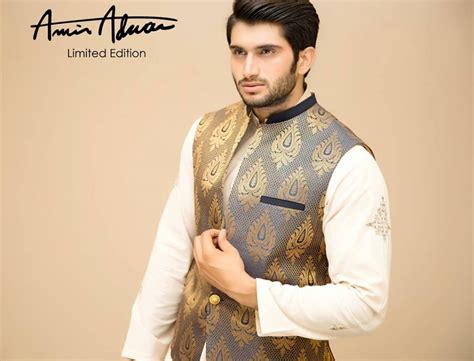 Amir Adnan Men Ceremony Kurtas Waist Coat Collection