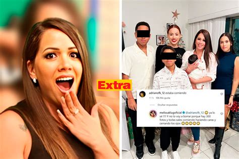 Melissa Klug ‘reprende A Su Hijo Adriano Farfán Por Reclamo Sobre Foto “no Lo Voy A Borrar”