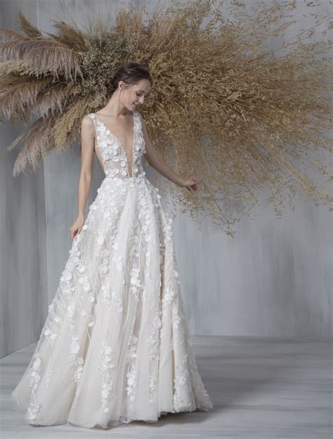 Romantic And Dramatic Floral Ball Gown Kleinfeld Bridal