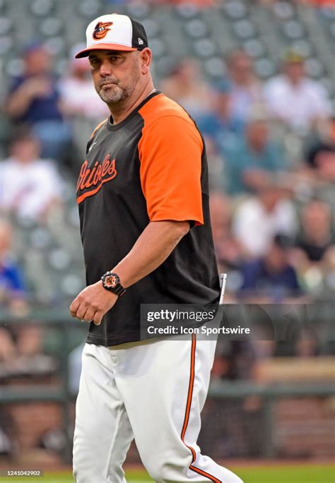 Baltimore Orioles Manager Brandon Hyde Walks Off The Field After