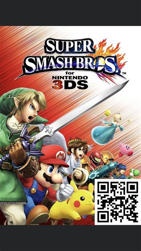 Super Smash Bros For 3ds2ds Qr Codepretty Sure It Works Downloaded