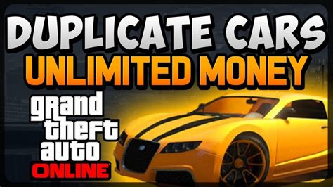 Gta Online New Unlimited Money Glitch Via Car Duplication Revealed