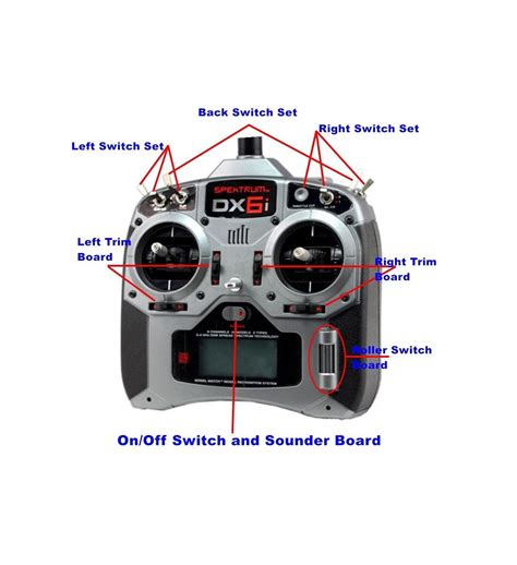 Spektrum Dx6i Transmitter Replacement Left Set Switch Group Ebay