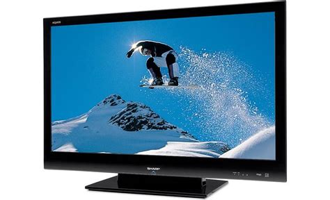 Sharp Lc Le Un Aquos P Lcd Hdtv With Led Backlight And