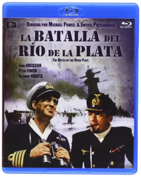 THE BATTLE OF THE RIVER PLATE 1956 John Gregson NEW Region B Blu