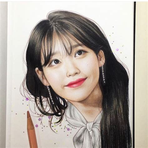 Pin By Im Jisoo Im Okay🐢🐰 On Eye Drawing Anime Art Tutorial Iu Fan Art Kpop Drawings