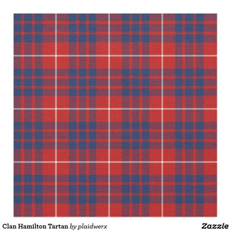 Clan Hamilton Tartan Fabric | Tartan fabric, Tartan, Fabric