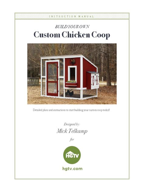 Chicken Coop Plans | PDF | Lumber | Door