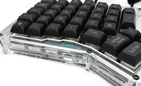 Mechanical Ergonomic Acrylic Keyboard Redox Wired Warranty 2 Years - Etsy