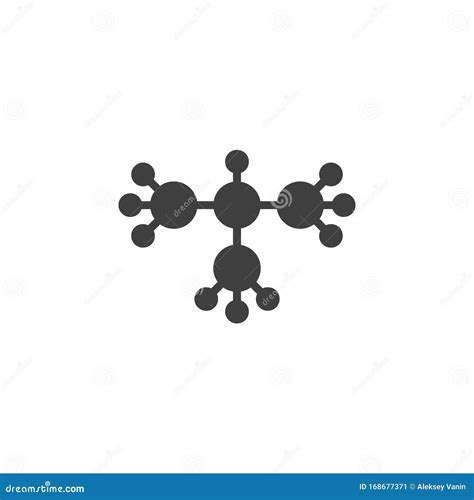 Isobutane Molecular Formula Vector Icon Stock Vector - Illustration of ...