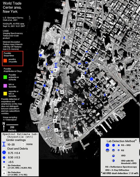Usgs Spectroscopy Lab World Trade Center Usgs Environmental Assessment