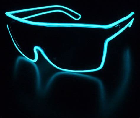 Light Up Sunglasses Glow In The Dark Light Up Rave Wear Tron