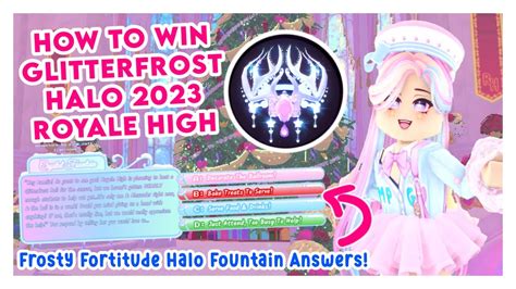 Royale High All Halo Answers To Win 2023 Glitterfrost Halo Winter 2023 Update Youtube